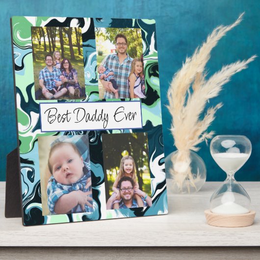 Personalisiert Best Daddy Ever Foto Fotoplatte (Seite)