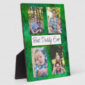 Personalisiert Best Daddy Ever Foto Plaque Fotoplatte (Seite)