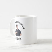 Personalisiert Best Ever Coworker | FOTO Kaffeetasse (Vorderseite Links)