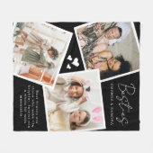 Personalisiert Best Friend 3 Foto Fleece Blanket (Vorderseite (Horizontal))