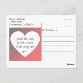 Personalisiert Best Friend Avatar Geburtstag Postkarte (Rückseite)