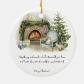 Personalisiert Best Friend Christmas Bestie Keramik Ornament (Hinten)