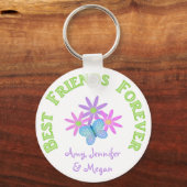 Personalisiert Best Friend Forever Schlüsselanhäng Schlüsselanhänger (Vorderseite)