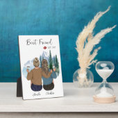 Personalisiert Best Friend Portrait - Individuelle Fotoplatte (Seite)