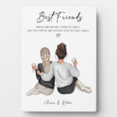 Personalisiert Best Friend Print, Best Friend Gift Fotoplatte (Vorderseite)