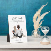 Personalisiert Best Friend Print, Best Friend Gift Fotoplatte (Seite)