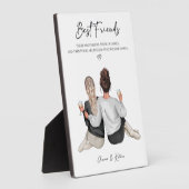 Personalisiert Best Friend Print, Best Friend Gift Fotoplatte (Seite)