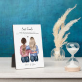 Personalisiert Best Friend Print, Best Friend Gift Fotoplatte (Seite)