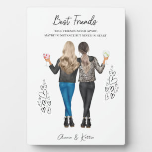 Personalisiert Best Friend Print, Weihnachts-Gesch Fotoplatte