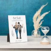 Personalisiert Best Friend Print, Weihnachts-Gesch Fotoplatte (Seite)