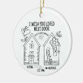 Personalisiert Best Friend Upload Foto Weihnachten Keramik Ornament (Links)