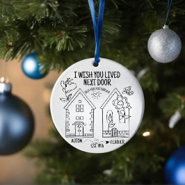 Personalisiert Best Friend Upload Foto Weihnachten Keramik Ornament