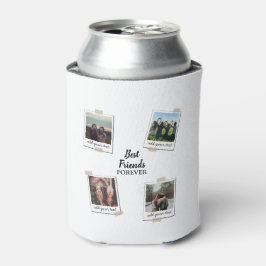 Personalisiert Best Friends 4 Foto Custom Collage Dosenkühler