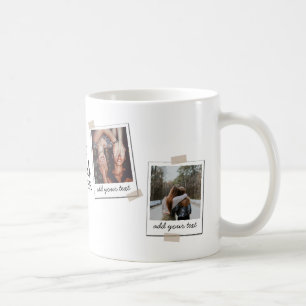Personalisiert Best Friends 4 Foto Custom Collage Kaffeetasse