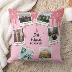 Personalisiert Best Friends 6 Foto Custom Collage Kissen