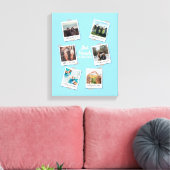 Personalisiert Best Friends 6 Foto Custom Collage Leinwanddruck (Insitu (Wohnzimmer))