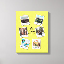 Personalisiert Best Friends 6 Foto Custom Collage Leinwanddruck