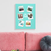 Personalisiert Best Friends 6 Foto Custom Collage Leinwanddruck (Insitu (Wohnzimmer))