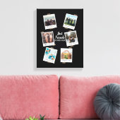 Personalisiert Best Friends 6 Foto Custom Collage Leinwanddruck (Insitu (Wohnzimmer))