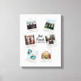 Personalisiert Best Friends 6 Foto Custom Collage Leinwanddruck