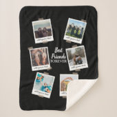Personalisiert Best Friends 6 Foto Custom Collage Sherpadecke (Vorderseite)