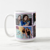 Personalisiert Best Friends Forever 6 Foto Custom Kaffeetasse (Links)