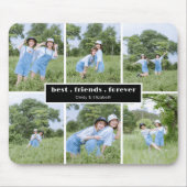 Personalisiert Best Friends Forever 6 Foto Mousepa Mousepad (Vorne)