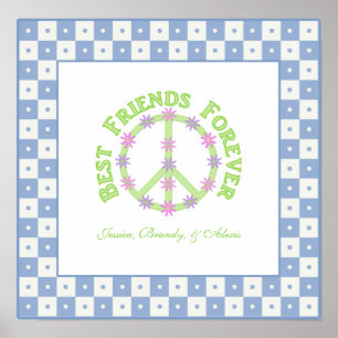 Personalisiert Best Friends Forever Poster