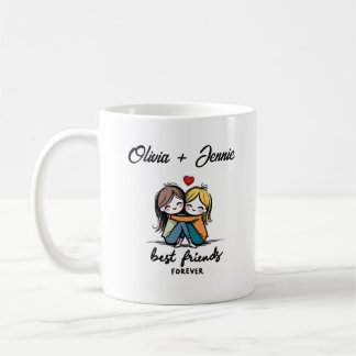 Personalisiert Best Friends Forever Tasse - BESTE 