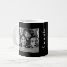 Personalisiert Best Friends Foto Black and White Kaffeetasse