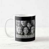 Personalisiert Best Friends Foto Black and White Kaffeetasse (Links)