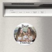 Personalisiert Best Friends Foto Magnet (In Situ (Geschirrspüler))