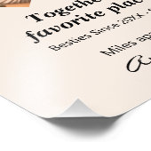 Personalisiert Best Friends Foto Poster, Freundsch (Ecke)