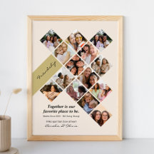 Personalisiert Best Friends Foto Poster, Freundsch