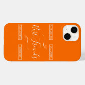 Personalisiert Best Friends Modern Case-Mate iPhone Hülle (Rückseite (Horizontal))