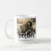 Personalisiert Best Friends - Moderne Minimalistis Kaffeetasse (Links)