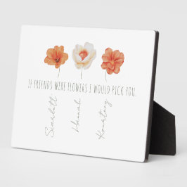 Personalisiert Best Friends Plaque Fotoplatte