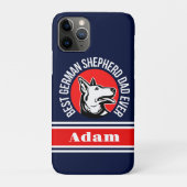 Personalisiert Best German Shepherd Vater Ever Case-Mate iPhone Hülle (Rückseite)