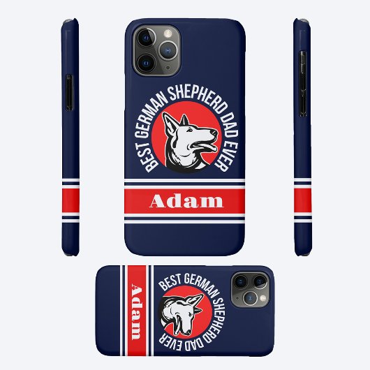 Personalisiert Best German Shepherd Vater Ever Case-Mate iPhone Hülle