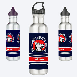 Personalisiert Best German Shepherd Vater Ever Edelstahlflasche