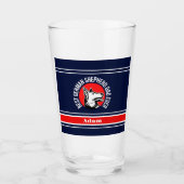 Personalisiert Best German Shepherd Vater Ever Glas (Vorderseite)