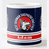 Personalisiert Best German Shepherd Vater Ever Jumbo-Tasse
