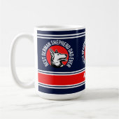 Personalisiert Best German Shepherd Vater Ever Kaffeetasse (Links)