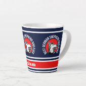 Personalisiert Best German Shepherd Vater Ever Milchtasse (Rechte Ecke)