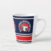 Personalisiert Best German Shepherd Vater Ever Milchtasse (Rechts)