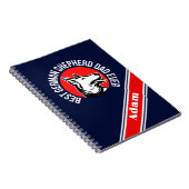 Personalisiert Best German Shepherd Vater Ever Notizblock (Rechte Seite)