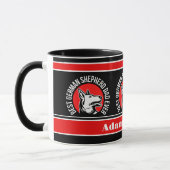 Personalisiert Best German Shepherd Vater Ever Tasse (Links)