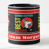 Personalisiert Best German Shepherd Vater Ever Tasse