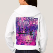 PERSONALISIERT BEST GYMNASTICS PARTY JE! HOODIE (Rückseite)