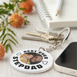 Personalisiert Best je Stepdad | Foto Schlüsselanh Schlüsselanhänger